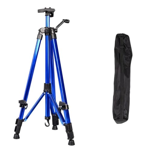LSNNMU Kunst Staffeleiständer Kunst Malerei Display Staffelei Stehen Verstellbare Metall Stativ Künstler Staffelei for Malerei Zeichnung Anzeige(Blue) von LSNNMU
