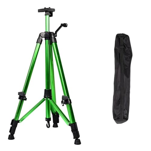 LSNNMU Kunst Staffeleiständer Malerei Staffelei Künstler Staffelei Stehen Metall Stativ Einstellbare Höhe Malerei Staffelei for Zeichnung Kunst Skizze(Green) von LSNNMU