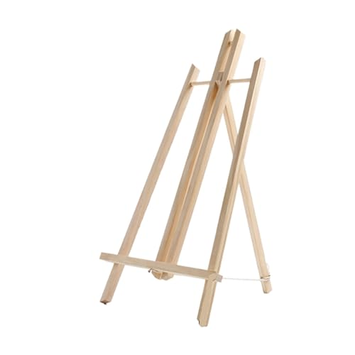 LSNNMU Kunst Staffeleiständer Tragbare Holz Staffelei Display Regal Halter Stehen for Künstler Malerei Staffelei Skizzieren DIY Kunst Foto Karten Ausstellung Display(50cm) von LSNNMU