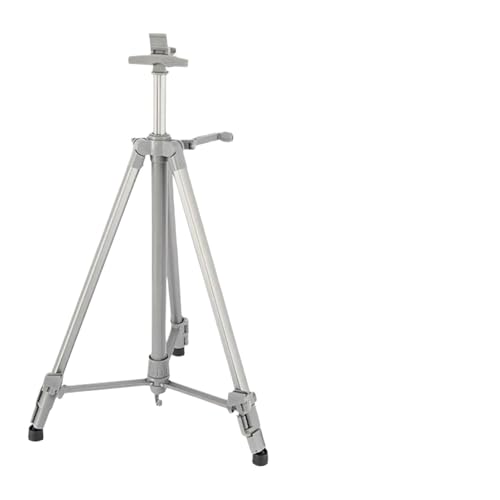 LSNNMU Kunst Staffeleiständer Verstellbare Malstaffelei, Stativ, rutschfeste Stabilität, leichte Aluminiumlegierung for Malen von Postern(Grey) von LSNNMU
