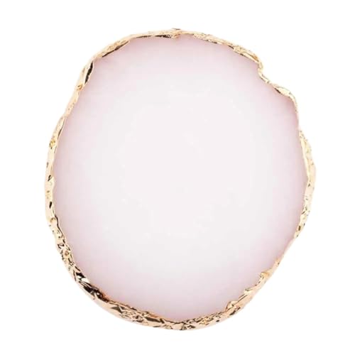 LSNNMU Trinket Dish Schmuckschale aus Kunstharz, Schmuck, Halskette, Ring, Ohrringe, Präsentationsplatte, Tablett, Halter, Schale, Organizer, Schmuckverpackung(White) von LSNNMU