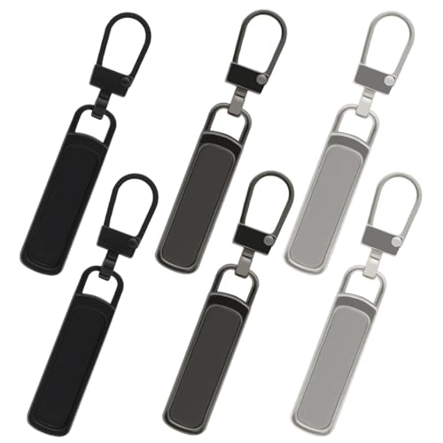 6 Stück Ersatzteile Reißverschluss Zipper,Uabnehmbarer Reißverschluss, für Koffer Mantel Stiefel Jackenrucksäcke von LSOJFE