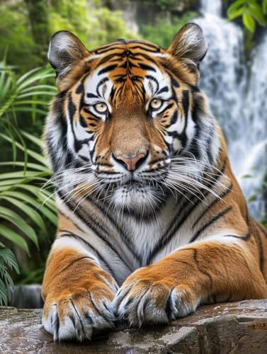 Diamond Painting Erwachsene Tiger, Diamond Painting bilder Anlage, Diy Mosaikherstellung Bastelset Erwachsene, Full Drill Stickerei Kreuzstich Sets für Zimmer Deko, Geschenke 100x135 cm 3-8742 Diamond Painting Erwachsene Tiger, Diamond Painting bilder Anlage, Diy Mosaikherstellung Bastelset Erwachsene, Full Drill Stickerei Kreuzstich Sets für Zimmer Deko, Geschenke 100x135 cm 3-8742 von LSPKKYOU