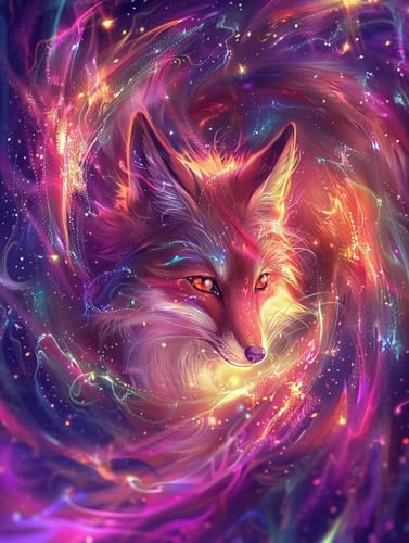 Diamond Painting Fuchs, 5D Diamond Painting Erwachsene Abstrakt, DIY Stickerei Kreuzstich Sets, Full Drill Diamant Bastelset Erwachsene, Mosaikherstellung, Aesthetic für Zimmer Deko, 100x130 cm 4-6370 Diamond Painting Fuchs, 5D Diamond Painting Erwachsene Abstrakt, DIY Stickerei Kreuzstich Sets, Full Drill Diamant Bastelset Erwachsene, Mosaikherstellung, Aesthetic für Zimmer Deko, 100x130 cm 4-6370 von LSPKKYOU