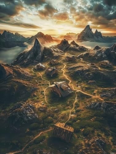 Diamond Painting Landschaft, 5D Diamond Painting Erwachsene Sonnenuntergang, DIY Stickerei Kreuzstich Sets, Full Drill Diamant Bastelset Erwachsene, Mosaikherstellung, Geschenk, 90x120 cm 1-4971 Diamond Painting Landschaft, 5D Diamond Painting Erwachsene Sonnenuntergang, DIY Stickerei Kreuzstich Sets, Full Drill Diamant Bastelset Erwachsene, Mosaikherstellung, Geschenk, 90x120 cm 1-4971 von LSPKKYOU