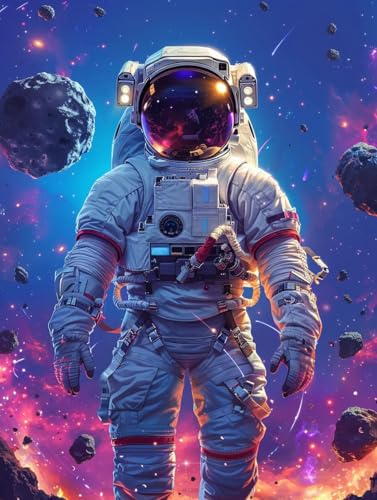 Malen Nach Zahlen Erwachsene Astronaut Malen Nach Zahlen, Paint by Numbers Adult Landschaft, DIY Set Erwachsene Handgemalt Ölgemälde mit Pinseln und Acrylfarben, für Deko Wohnzimmer 30x40 cm Q-2174 Malen Nach Zahlen Erwachsene Astronaut Malen Nach Zahlen, Paint by Numbers Adult Landschaft, DIY Set Erwachsene Handgemalt Ölgemälde mit Pinseln und Acrylfarben, für Deko Wohnzimmer 30x40 cm Q-2174 von LSPKKYOU