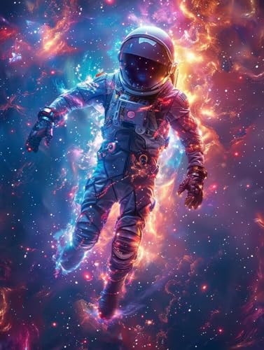 Malen Nach Zahlen Erwachsene Astronaut Malen Nach Zahlen, Paint by Numbers Adult Sternenhimmel, DIY Set Erwachsene Handgemalt Ölgemälde mit Pinseln und Acrylfarben, für Deko Wohnzimmer 60x80 cm 9-1813 Malen Nach Zahlen Erwachsene Astronaut Malen Nach Zahlen, Paint by Numbers Adult Sternenhimmel, DIY Set Erwachsene Handgemalt Ölgemälde mit Pinseln und Acrylfarben, für Deko Wohnzimmer 60x80 cm 9-1813 von LSPKKYOU
