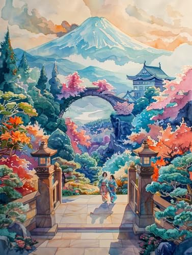 Malen Nach Zahlen Erwachsene Berg Malen Nach Zahlen, Paint by Numbers Adult Landschaft, DIY Set Erwachsene Handgemalt Ölgemälde mit Pinseln und Acrylfarben, für Deko Wohnzimmer 100x135 cm B-8407 Malen Nach Zahlen Erwachsene Berg Malen Nach Zahlen, Paint by Numbers Adult Landschaft, DIY Set Erwachsene Handgemalt Ölgemälde mit Pinseln und Acrylfarben, für Deko Wohnzimmer 100x135 cm B-8407 von LSPKKYOU