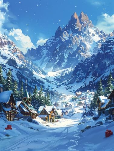 Malen Nach Zahlen Erwachsene Berg Malen Nach Zahlen, Paint by Numbers Adult Schneeszene, DIY Set Erwachsene Handgemalt Ölgemälde mit Pinseln und Acrylfarben, für Deko Wohnzimmer 90x120 cm 2-6944 Malen Nach Zahlen Erwachsene Berg Malen Nach Zahlen, Paint by Numbers Adult Schneeszene, DIY Set Erwachsene Handgemalt Ölgemälde mit Pinseln und Acrylfarben, für Deko Wohnzimmer 90x120 cm 2-6944 von LSPKKYOU