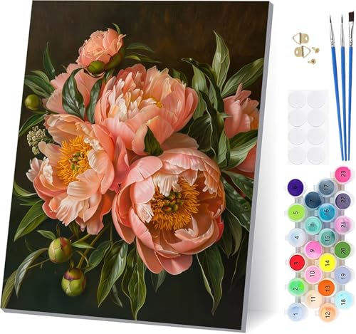 Malen Nach Zahlen Erwachsene Blume, Malen Nach Zahlen Pflanzen, DIY Set Erwachsene Mit 3 Pinseln und Acrylfarbe Knitterfreie Leinwand, Paint by Numbers für Deko Wohnzimmer und Wanddeko 60x80cm 5-1463 Malen Nach Zahlen Erwachsene Blume, Malen Nach Zahlen Pflanzen, DIY Set Erwachsene Mit 3 Pinseln und Acrylfarbe Knitterfreie Leinwand, Paint by Numbers für Deko Wohnzimmer und Wanddeko 60x80cm 5-1463 von LSPKKYOU