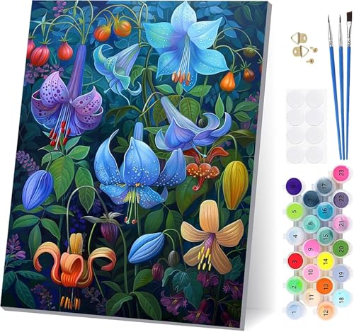 Malen Nach Zahlen Erwachsene Blume, Malen Nach Zahlen Pflanzen, DIY Set Erwachsene Mit 3 Pinseln und Acrylfarbe Knitterfreie Leinwand, Paint by Numbers für Deko Wohnzimmer und Wanddeko 90x120cm 6-2151 Malen Nach Zahlen Erwachsene Blume, Malen Nach Zahlen Pflanzen, DIY Set Erwachsene Mit 3 Pinseln und Acrylfarbe Knitterfreie Leinwand, Paint by Numbers für Deko Wohnzimmer und Wanddeko 90x120cm 6-2151 von LSPKKYOU