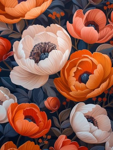 Malen Nach Zahlen Erwachsene Blume, Malen Nach Zahlen Pflanzen, Paint by Numbers DIY Handgemalt Ölgemälde Kit Mit 3 Pinsel und Acrylfarbe, Deko Wohnzimmer und Zimmer Deko, Geschenke 60x80 cm 3-4262 Malen Nach Zahlen Erwachsene Blume, Malen Nach Zahlen Pflanzen, Paint by Numbers DIY Handgemalt Ölgemälde Kit Mit 3 Pinsel und Acrylfarbe, Deko Wohnzimmer und Zimmer Deko, Geschenke 60x80 cm 3-4262 von LSPKKYOU