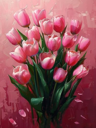 Malen Nach Zahlen Erwachsene Blume, Malen Nach Zahlen Tulpe, Paint by Numbers DIY Handgemalt Ölgemälde Kit Mit 3 Pinsel und Acrylfarbe, Deko Wohnzimmer und Zimmer Deko, Geschenke 70x95 cm V-6361 Malen Nach Zahlen Erwachsene Blume, Malen Nach Zahlen Tulpe, Paint by Numbers DIY Handgemalt Ölgemälde Kit Mit 3 Pinsel und Acrylfarbe, Deko Wohnzimmer und Zimmer Deko, Geschenke 70x95 cm V-6361 von LSPKKYOU