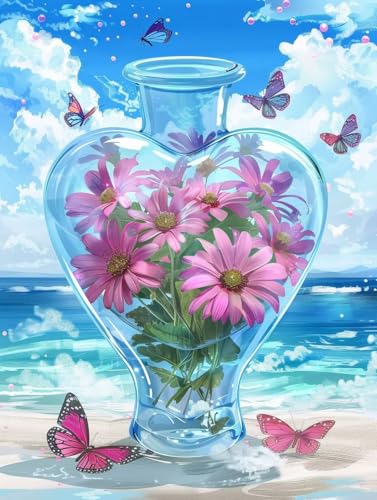 Malen Nach Zahlen Erwachsene Blume Malen Nach Zahlen, Paint by Numbers Adult Schmetterling, DIY Set Erwachsene Handgemalt Ölgemälde mit Pinseln und Acrylfarben, für Deko Wohnzimmer 60x70 cm L-8358 Malen Nach Zahlen Erwachsene Blume Malen Nach Zahlen, Paint by Numbers Adult Schmetterling, DIY Set Erwachsene Handgemalt Ölgemälde mit Pinseln und Acrylfarben, für Deko Wohnzimmer 60x70 cm L-8358 von LSPKKYOU