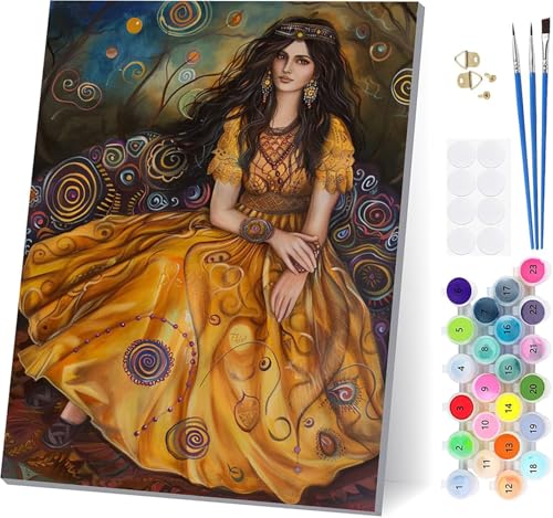 Malen Nach Zahlen Erwachsene Frau, Malen Nach Zahlen Abstrakt, DIY Set Erwachsene Mit 3 Pinseln und Acrylfarbe Knitterfreie Leinwand, Paint by Numbers für Deko Wohnzimmer und Wanddeko 70x95cm 0-4472 Malen Nach Zahlen Erwachsene Frau, Malen Nach Zahlen Abstrakt, DIY Set Erwachsene Mit 3 Pinseln und Acrylfarbe Knitterfreie Leinwand, Paint by Numbers für Deko Wohnzimmer und Wanddeko 70x95cm 0-4472 von LSPKKYOU