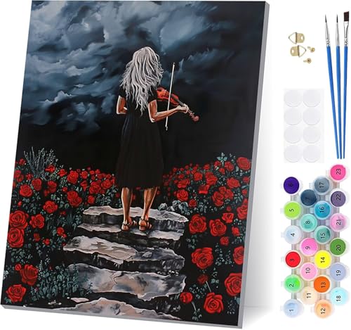 Malen Nach Zahlen Erwachsene Frau, Malen Nach Zahlen Blume, DIY Set Erwachsene Mit 3 Pinseln und Acrylfarbe Knitterfreie Leinwand, Paint by Numbers für Deko Wohnzimmer und Wanddeko 100x135cm J-7076 Malen Nach Zahlen Erwachsene Frau, Malen Nach Zahlen Blume, DIY Set Erwachsene Mit 3 Pinseln und Acrylfarbe Knitterfreie Leinwand, Paint by Numbers für Deko Wohnzimmer und Wanddeko 100x135cm J-7076 von LSPKKYOU