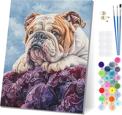 Malen Nach Zahlen Erwachsene Hund, Malen Nach Zahlen Abstrakt, DIY Set Erwachsene Mit 3 Pinseln und Acrylfarbe Knitterfreie Leinwand, Paint by Numbers für Deko Wohnzimmer und Wanddeko 60x80cm 4-9877 Malen Nach Zahlen Erwachsene Hund, Malen Nach Zahlen Abstrakt, DIY Set Erwachsene Mit 3 Pinseln und Acrylfarbe Knitterfreie Leinwand, Paint by Numbers für Deko Wohnzimmer und Wanddeko 60x80cm 4-9877 von LSPKKYOU