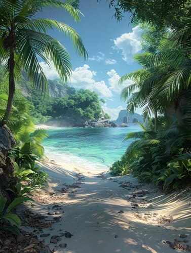 Malen Nach Zahlen Erwachsene Landschaft Malen Nach Zahlen, Paint by Numbers Adult Strand, DIY Set Erwachsene Handgemalt Ölgemälde mit Pinseln und Acrylfarben, für Deko Wohnzimmer 100x135 cm 4-8176 Malen Nach Zahlen Erwachsene Landschaft Malen Nach Zahlen, Paint by Numbers Adult Strand, DIY Set Erwachsene Handgemalt Ölgemälde mit Pinseln und Acrylfarben, für Deko Wohnzimmer 100x135 cm 4-8176 von LSPKKYOU