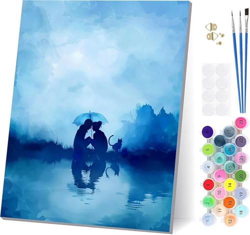 Malen Nach Zahlen Erwachsene Paar, Malen Nach Zahlen Katze, DIY Set Erwachsene Mit 3 Pinseln und Acrylfarbe Knitterfreie Leinwand, Paint by Numbers für Deko Wohnzimmer und Wanddeko 30x40cm A-5293 Malen Nach Zahlen Erwachsene Paar, Malen Nach Zahlen Katze, DIY Set Erwachsene Mit 3 Pinseln und Acrylfarbe Knitterfreie Leinwand, Paint by Numbers für Deko Wohnzimmer und Wanddeko 30x40cm A-5293 von LSPKKYOU