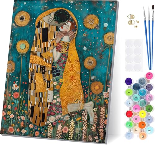 Malen Nach Zahlen Erwachsene Paar, Malen Nach Zahlen Romantisch, DIY Set Erwachsene Mit 3 Pinseln und Acrylfarbe Knitterfreie Leinwand, Paint by Numbers für Deko Wohnzimmer und Wanddeko 40x50cm V-5962 Malen Nach Zahlen Erwachsene Paar, Malen Nach Zahlen Romantisch, DIY Set Erwachsene Mit 3 Pinseln und Acrylfarbe Knitterfreie Leinwand, Paint by Numbers für Deko Wohnzimmer und Wanddeko 40x50cm V-5962 von LSPKKYOU
