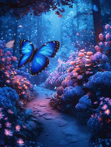 Malen Nach Zahlen Erwachsene Schmetterling, Malen Nach Zahlen Blume, Paint by Numbers DIY Handgemalt Ölgemälde Kit Mit 3 Pinsel und Acrylfarbe, Deko Wohnzimmer und Zimmer Deko 50x65 cm S-3780 Malen Nach Zahlen Erwachsene Schmetterling, Malen Nach Zahlen Blume, Paint by Numbers DIY Handgemalt Ölgemälde Kit Mit 3 Pinsel und Acrylfarbe, Deko Wohnzimmer und Zimmer Deko 50x65 cm S-3780 von LSPKKYOU
