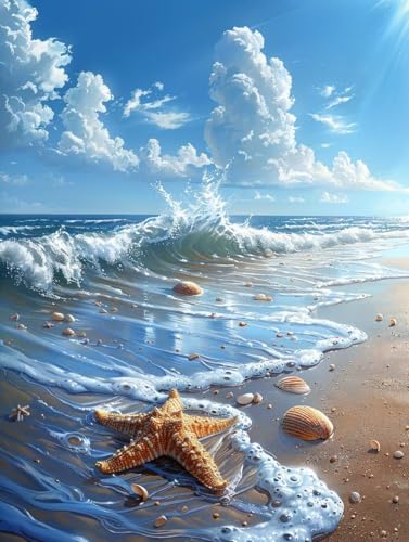 Malen Nach Zahlen Erwachsene Strand Malen Nach Zahlen, Paint by Numbers Adult Landschaft, DIY Set Erwachsene Handgemalt Ölgemälde mit Pinseln und Acrylfarben, für Deko Wohnzimmer 60x80 cm 8-8294 Malen Nach Zahlen Erwachsene Strand Malen Nach Zahlen, Paint by Numbers Adult Landschaft, DIY Set Erwachsene Handgemalt Ölgemälde mit Pinseln und Acrylfarben, für Deko Wohnzimmer 60x80 cm 8-8294 von LSPKKYOU