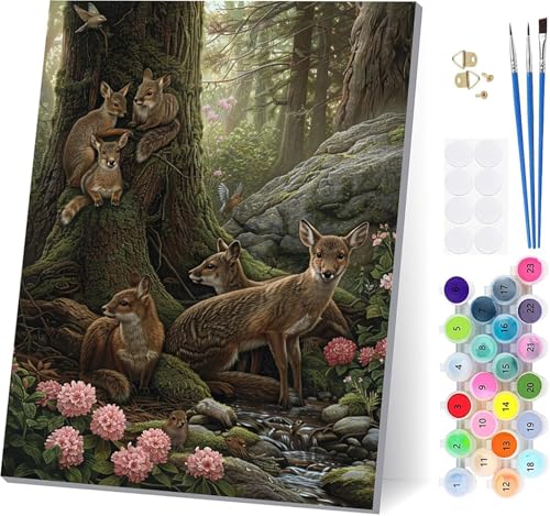 Malen Nach Zahlen Erwachsene Tier, Malen Nach Zahlen Blume, DIY Set Erwachsene Mit 3 Pinseln und Acrylfarbe Knitterfreie Leinwand, Paint by Numbers für Deko Wohnzimmer und Wanddeko 100x130cm T-4117 Malen Nach Zahlen Erwachsene Tier, Malen Nach Zahlen Blume, DIY Set Erwachsene Mit 3 Pinseln und Acrylfarbe Knitterfreie Leinwand, Paint by Numbers für Deko Wohnzimmer und Wanddeko 100x130cm T-4117 von LSPKKYOU