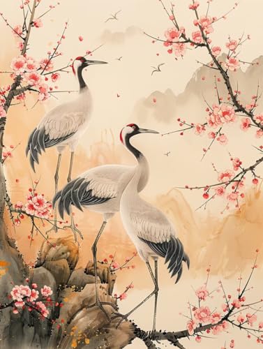 Malen Nach Zahlen Erwachsene Vogel, Malen Nach Zahlen Blume, Paint by Numbers DIY Handgemalt Ölgemälde Kit Mit 3 Pinsel und Acrylfarbe, Deko Wohnzimmer und Zimmer Deko, Geschenke 80x110 cm 6-4725 Malen Nach Zahlen Erwachsene Vogel, Malen Nach Zahlen Blume, Paint by Numbers DIY Handgemalt Ölgemälde Kit Mit 3 Pinsel und Acrylfarbe, Deko Wohnzimmer und Zimmer Deko, Geschenke 80x110 cm 6-4725 von LSPKKYOU