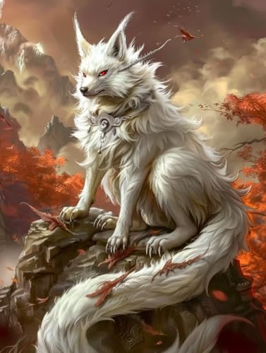 Malen Nach Zahlen Erwachsene Wolf, Malen Nach Zahlen Abstrakt, Paint by Numbers DIY Handgemalt Ölgemälde Kit Mit 3 Pinsel und Acrylfarbe, Deko Wohnzimmer und Zimmer Deko, Geschenke 30x40 cm C-5713 Malen Nach Zahlen Erwachsene Wolf, Malen Nach Zahlen Abstrakt, Paint by Numbers DIY Handgemalt Ölgemälde Kit Mit 3 Pinsel und Acrylfarbe, Deko Wohnzimmer und Zimmer Deko, Geschenke 30x40 cm C-5713 von LSPKKYOU
