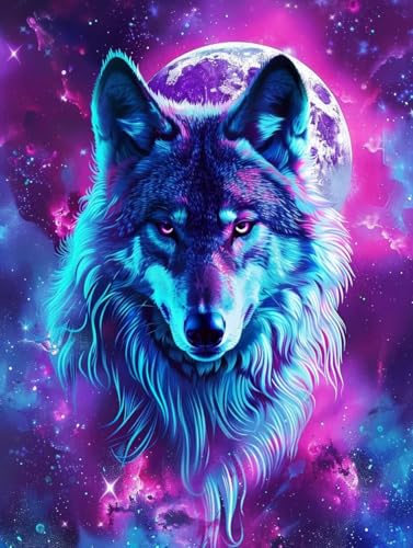 Malen Nach Zahlen Erwachsene Wolf, Malen Nach Zahlen Tier, Paint by Numbers DIY Handgemalt Ölgemälde Kit Mit 3 Pinsel und Acrylfarbe, Deko Wohnzimmer und Zimmer Deko, Geschenke 60x80 cm O-7899 Malen Nach Zahlen Erwachsene Wolf, Malen Nach Zahlen Tier, Paint by Numbers DIY Handgemalt Ölgemälde Kit Mit 3 Pinsel und Acrylfarbe, Deko Wohnzimmer und Zimmer Deko, Geschenke 60x80 cm O-7899 von LSPKKYOU