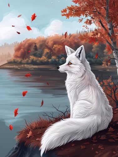Malen Nach Zahlen Erwachsene Wolf Malen Nach Zahlen, Paint by Numbers Adult Baum, DIY Set Erwachsene Handgemalt Ölgemälde mit Pinseln und Acrylfarben, für Deko Wohnzimmer Geschenke 100x130 cm 3-5774 von LSPKKYOU