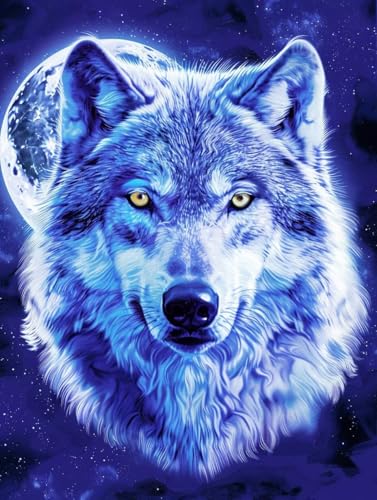 Malen Nach Zahlen Erwachsene Wolf Malen Nach Zahlen, Paint by Numbers Adult Mond, DIY Set Erwachsene Handgemalt Ölgemälde mit Pinseln und Acrylfarben, für Deko Wohnzimmer Geschenke 100x135 cm 0-1221 Malen Nach Zahlen Erwachsene Wolf Malen Nach Zahlen, Paint by Numbers Adult Mond, DIY Set Erwachsene Handgemalt Ölgemälde mit Pinseln und Acrylfarben, für Deko Wohnzimmer Geschenke 100x135 cm 0-1221 von LSPKKYOU