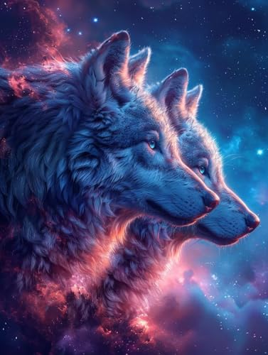 Malen Nach Zahlen Erwachsene Wolf Malen Nach Zahlen, Paint by Numbers Adult Sternenhimmel, DIY Set Erwachsene Handgemalt Ölgemälde mit Pinseln und Acrylfarben, für Deko Wohnzimmer 60x80 cm 2-5304 Malen Nach Zahlen Erwachsene Wolf Malen Nach Zahlen, Paint by Numbers Adult Sternenhimmel, DIY Set Erwachsene Handgemalt Ölgemälde mit Pinseln und Acrylfarben, für Deko Wohnzimmer 60x80 cm 2-5304 von LSPKKYOU