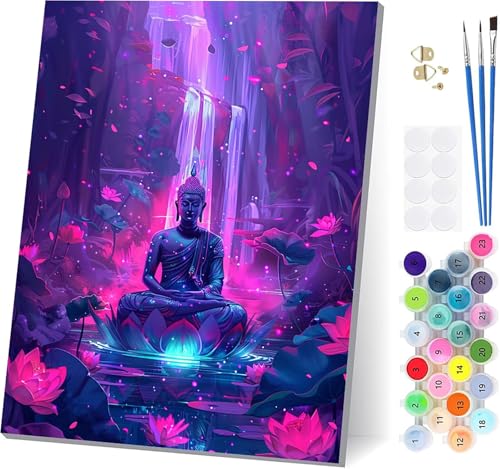 Malen Nach Zahlen Erwachsene Zen, Malen Nach Zahlen Blume, DIY Set Erwachsene Mit 3 Pinseln und Acrylfarbe Knitterfreie Leinwand, Paint by Numbers für Deko Wohnzimmer und Wanddeko 100x130cm T-7099 Malen Nach Zahlen Erwachsene Zen, Malen Nach Zahlen Blume, DIY Set Erwachsene Mit 3 Pinseln und Acrylfarbe Knitterfreie Leinwand, Paint by Numbers für Deko Wohnzimmer und Wanddeko 100x130cm T-7099 von LSPKKYOU