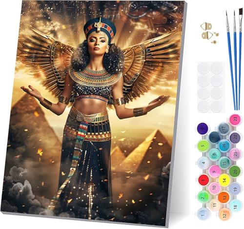 Malen Nach Zahlen Erwachsene äGypten, Malen Nach Zahlen Frau, DIY Set Erwachsene Mit 3 Pinseln und Acrylfarbe Knitterfreie Leinwand, Paint by Numbers für Deko Wohnzimmer und Wanddeko 100x135cm I-2979 Malen Nach Zahlen Erwachsene äGypten, Malen Nach Zahlen Frau, DIY Set Erwachsene Mit 3 Pinseln und Acrylfarbe Knitterfreie Leinwand, Paint by Numbers für Deko Wohnzimmer und Wanddeko 100x135cm I-2979 von LSPKKYOU