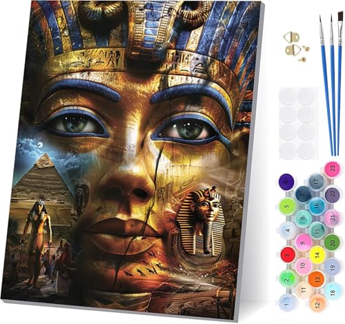 Malen Nach Zahlen Erwachsene äGypten, Malen Nach Zahlen Statue, DIY Set Erwachsene Mit 3 Pinseln und Acrylfarbe Knitterfreie Leinwand, Paint by Numbers für Deko Wohnzimmer und Wanddeko 50x65cm C-6507 Malen Nach Zahlen Erwachsene äGypten, Malen Nach Zahlen Statue, DIY Set Erwachsene Mit 3 Pinseln und Acrylfarbe Knitterfreie Leinwand, Paint by Numbers für Deko Wohnzimmer und Wanddeko 50x65cm C-6507 von LSPKKYOU