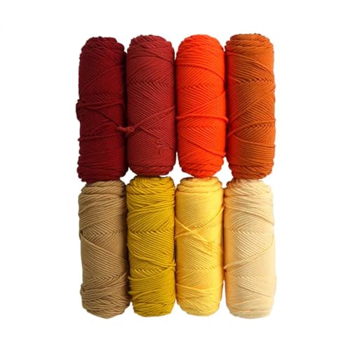 100 g / 200 g Knäuel aus verschiedenen Tuftinggarnen,getuftetes Garn mit Farbverlauf,Faser-Acryl-Mischgarn-Set zum Stricken,Häkeln,Poke-Stickerei,professioneller 8-fädiger Garnknäuel,hell gefärbt von LSQXSS
