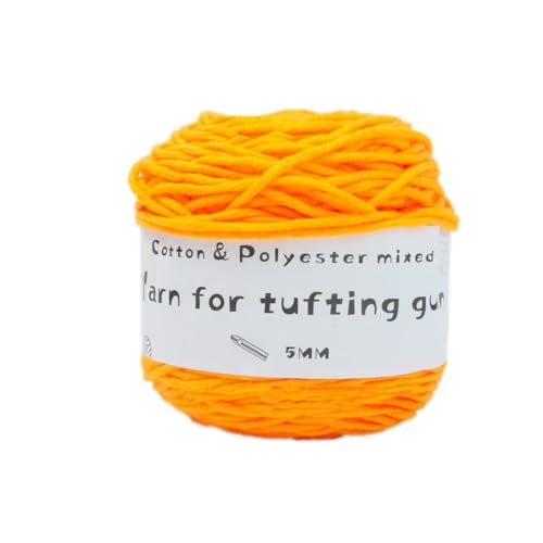 LSQXSS 100 g Knäuel-Tuftgarn, professionelles 8-fach getuftetes Garn zum Tuften von Teppichen, Stanznadel, 5 mm dickes Poke-Stickgarn, gemischtes Nähgarn aus Polyester-Baumwolle LSQXSS 100 g Knäuel-Tuftgarn, professionelles 8-fach getuftetes Garn zum Tuften von Teppichen, Stanznadel, 5 mm dickes Poke-Stickgarn, gemischtes Nähgarn aus Polyester-Baumwolle von LSQXSS