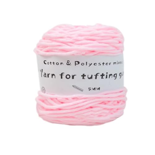 LSQXSS 100 g Knäuel-Tuftgarn, professionelles 8-fach getuftetes Garn zum Tuften von Teppichen, Stanznadel, 5 mm dickes Poke-Stickgarn, gemischtes Nähgarn aus Polyester-Baumwolle LSQXSS 100 g Knäuel-Tuftgarn, professionelles 8-fach getuftetes Garn zum Tuften von Teppichen, Stanznadel, 5 mm dickes Poke-Stickgarn, gemischtes Nähgarn aus Polyester-Baumwolle von LSQXSS