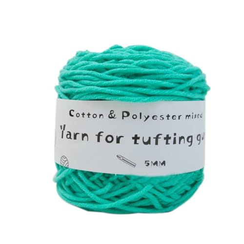LSQXSS 100 g Knäuel-Tuftgarn, professionelles 8-fach getuftetes Garn zum Tuften von Teppichen, Stanznadel, 5 mm dickes Poke-Stickgarn, gemischtes Nähgarn aus Polyester-Baumwolle LSQXSS 100 g Knäuel-Tuftgarn, professionelles 8-fach getuftetes Garn zum Tuften von Teppichen, Stanznadel, 5 mm dickes Poke-Stickgarn, gemischtes Nähgarn aus Polyester-Baumwolle von LSQXSS