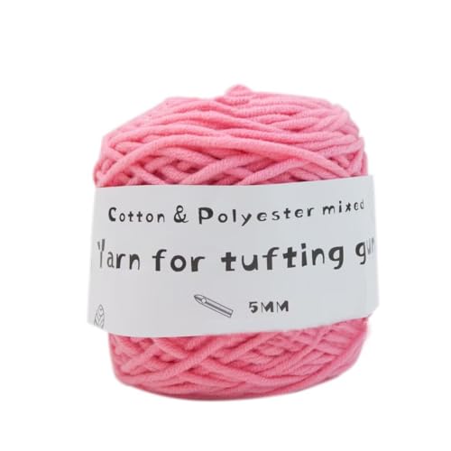 LSQXSS 100 g Knäuel-Tuftgarn, professionelles 8-fach getuftetes Garn zum Tuften von Teppichen, Stanznadel, 5 mm dickes Poke-Stickgarn, gemischtes Nähgarn aus Polyester-Baumwolle LSQXSS 100 g Knäuel-Tuftgarn, professionelles 8-fach getuftetes Garn zum Tuften von Teppichen, Stanznadel, 5 mm dickes Poke-Stickgarn, gemischtes Nähgarn aus Polyester-Baumwolle von LSQXSS
