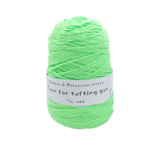 LSQXSS 458 g Knäuel-Tuftgarn, professionelles 8-fach getuftetes Garn zum Tuften von Teppichen, Stanznadel, 5 mm dickes Poke-Stickgarn, gemischtes Nähgarn aus Polyester-Baumwolle von LSQXSS