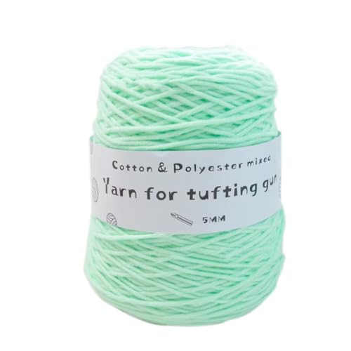 LSQXSS 458 g Knäuel-Tuftgarn, professionelles 8-fach getuftetes Garn zum Tuften von Teppichen, Stanznadel, 5 mm dickes Poke-Stickgarn, gemischtes Nähgarn aus Polyester-Baumwolle LSQXSS 458 g Knäuel-Tuftgarn, professionelles 8-fach getuftetes Garn zum Tuften von Teppichen, Stanznadel, 5 mm dickes Poke-Stickgarn, gemischtes Nähgarn aus Polyester-Baumwolle von LSQXSS
