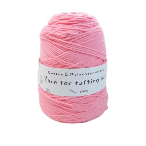 LSQXSS 458 g Knäuel-Tuftgarn, professionelles 8-fach getuftetes Garn zum Tuften von Teppichen, Stanznadel, 5 mm dickes Poke-Stickgarn, gemischtes Nähgarn aus Polyester-Baumwolle LSQXSS 458 g Knäuel-Tuftgarn, professionelles 8-fach getuftetes Garn zum Tuften von Teppichen, Stanznadel, 5 mm dickes Poke-Stickgarn, gemischtes Nähgarn aus Polyester-Baumwolle von LSQXSS