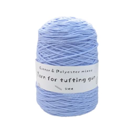 LSQXSS 458 g Knäuel-Tuftgarn, professionelles 8-fach getuftetes Garn zum Tuften von Teppichen, Stanznadel, 5 mm dickes Poke-Stickgarn, gemischtes Nähgarn aus Polyester-Baumwolle LSQXSS 458 g Knäuel-Tuftgarn, professionelles 8-fach getuftetes Garn zum Tuften von Teppichen, Stanznadel, 5 mm dickes Poke-Stickgarn, gemischtes Nähgarn aus Polyester-Baumwolle von LSQXSS
