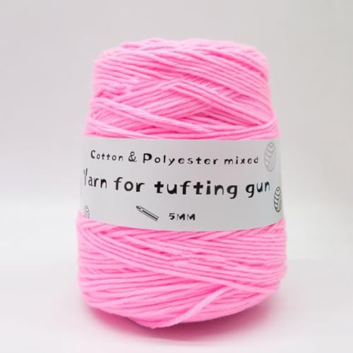 LSQXSS 458 g Knäuel-Tuftgarn, professionelles 8-fach getuftetes Garn zum Tuften von Teppichen, Stanznadel, 5 mm dickes Poke-Stickgarn, gemischtes Nähgarn aus Polyester-Baumwolle LSQXSS 458 g Knäuel-Tuftgarn, professionelles 8-fach getuftetes Garn zum Tuften von Teppichen, Stanznadel, 5 mm dickes Poke-Stickgarn, gemischtes Nähgarn aus Polyester-Baumwolle von LSQXSS