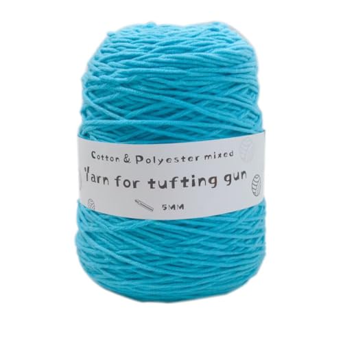 LSQXSS 458 g Knäuel-Tuftgarn, professionelles 8-fach getuftetes Garn zum Tuften von Teppichen, Stanznadel, 5 mm dickes Poke-Stickgarn, gemischtes Nähgarn aus Polyester-Baumwolle LSQXSS 458 g Knäuel-Tuftgarn, professionelles 8-fach getuftetes Garn zum Tuften von Teppichen, Stanznadel, 5 mm dickes Poke-Stickgarn, gemischtes Nähgarn aus Polyester-Baumwolle von LSQXSS