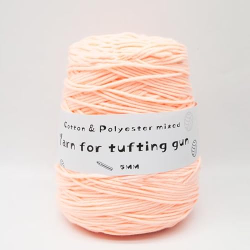 LSQXSS 458 g Knäuel-Tuftgarn, professionelles 8-fach getuftetes Garn zum Tuften von Teppichen, Stanznadel, 5 mm dickes Poke-Stickgarn, gemischtes Nähgarn aus Polyester-Baumwolle LSQXSS 458 g Knäuel-Tuftgarn, professionelles 8-fach getuftetes Garn zum Tuften von Teppichen, Stanznadel, 5 mm dickes Poke-Stickgarn, gemischtes Nähgarn aus Polyester-Baumwolle von LSQXSS