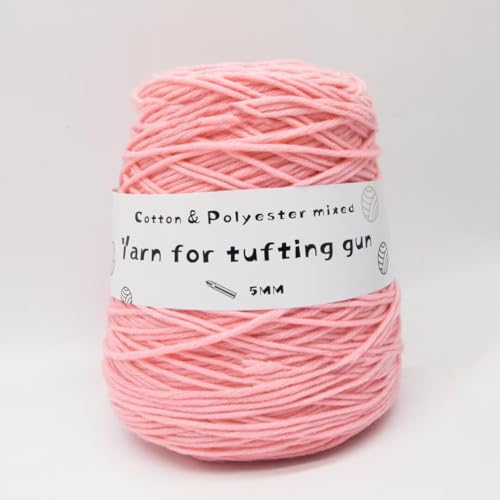 LSQXSS 458 g Knäuel-Tuftgarn, professionelles 8-fach getuftetes Garn zum Tuften von Teppichen, Stanznadel, 5 mm dickes Poke-Stickgarn, gemischtes Nähgarn aus Polyester-Baumwolle LSQXSS 458 g Knäuel-Tuftgarn, professionelles 8-fach getuftetes Garn zum Tuften von Teppichen, Stanznadel, 5 mm dickes Poke-Stickgarn, gemischtes Nähgarn aus Polyester-Baumwolle von LSQXSS