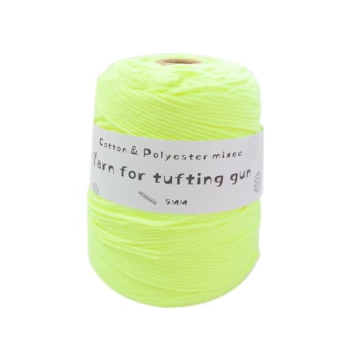 LSQXSS 458 g Knäuel-Tuftgarn, professionelles 8-fach getuftetes Garn zum Tuften von Teppichen, Stanznadel, 5 mm dickes Poke-Stickgarn, gemischtes Nähgarn aus Polyester-Baumwolle LSQXSS 458 g Knäuel-Tuftgarn, professionelles 8-fach getuftetes Garn zum Tuften von Teppichen, Stanznadel, 5 mm dickes Poke-Stickgarn, gemischtes Nähgarn aus Polyester-Baumwolle von LSQXSS